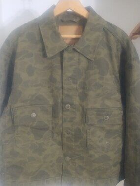 NWT Mens Camo Trucker Jacket